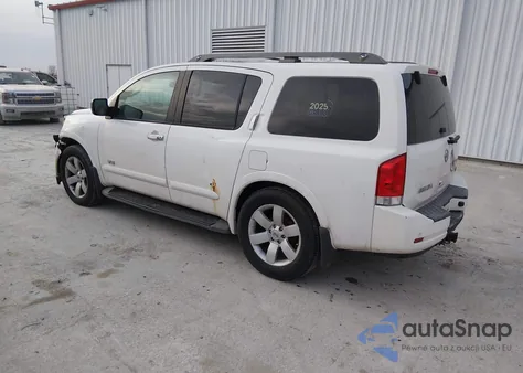 2008 Nissan Armada Le z USA, uszkodzony, nr VIN 5N1BA08D88N609196